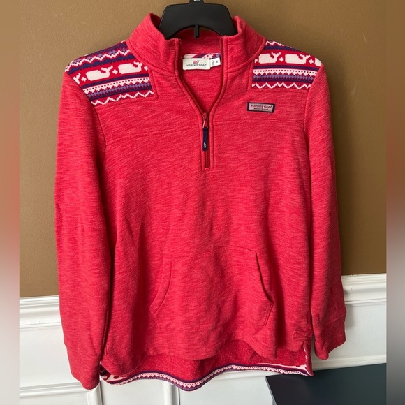 Vineyard Vines Whale Isle Shouldr Heather Relaxed Relaxed Curved Hem Shep Shirt - Picture 2 of 7